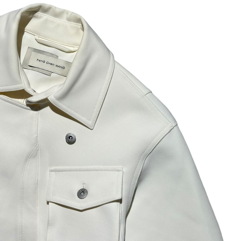 Cropped paneled jacket - Picture 3 of 7